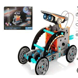 Solar Robot Creation Kit With 190 Pieces - Powered By Sun - Science & Educationa